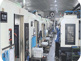 Workshop machining area with CNC equipment