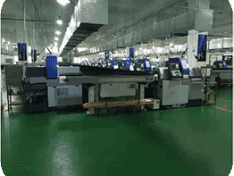 Workshop production area for custom CNC parts