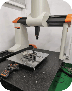 Precision inspection equipment for CNC machined parts
