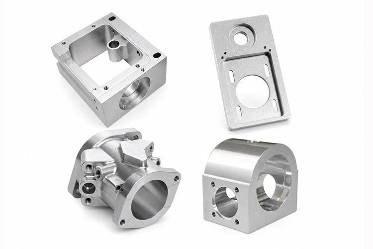 Piezas mecanizadas CNC de aluminio de alta precisión