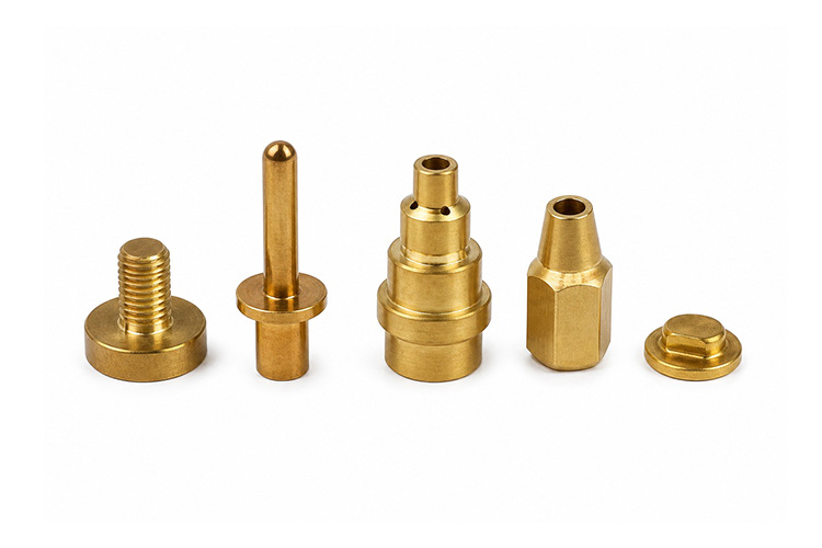 Hoge precisie messing CNC machinaal bewerkte onderdelen