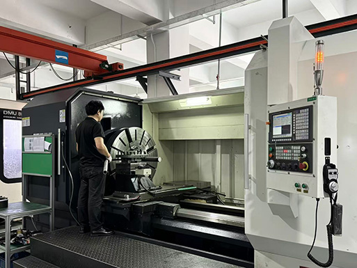 Heavy-duty CNC turning for large shafts, sleeves, rollers, and flanges