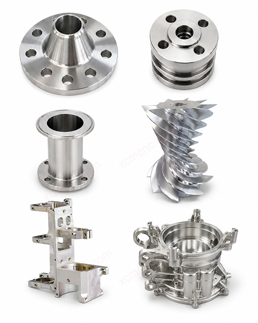 Nickel alloy CNC machined flange components