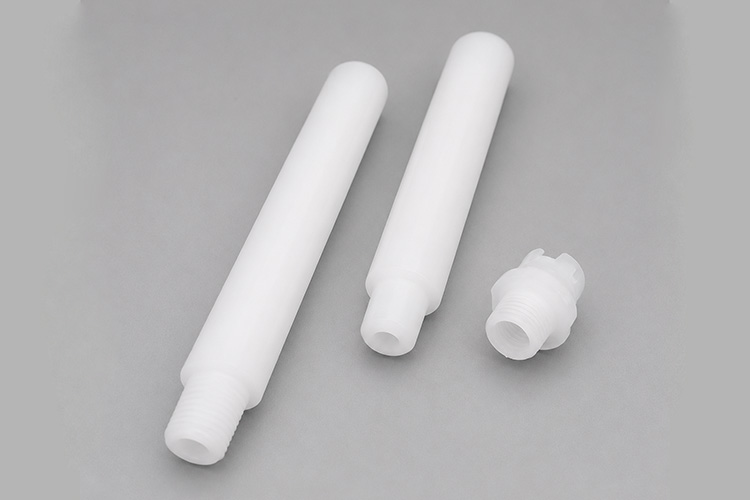 oem pvdf cnc turned and milled parts