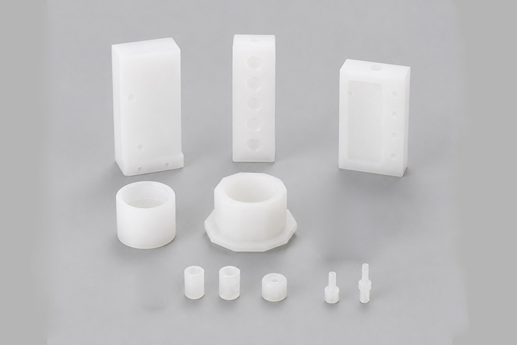 oem pvdf cnc turned and milled parts
