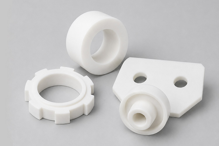 Präzisionsteile aus PTFE, CNC-gefräst