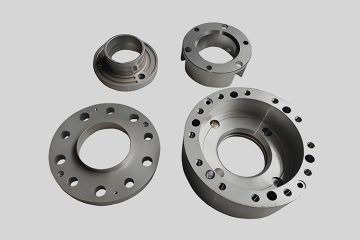 CNC-machined aluminum parts