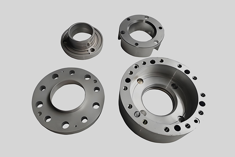 CNC-machined aluminum parts