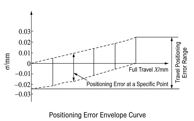 Curva do envelope de erro de posicionamento
