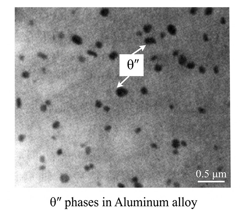 Précipitation de phase thêta double prime dans les alliages d'aluminium