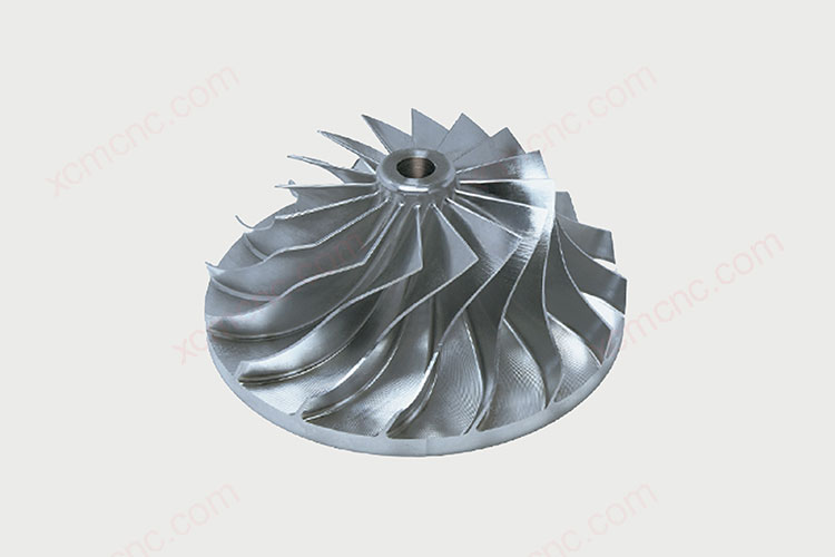 Five-axis machining of impellers