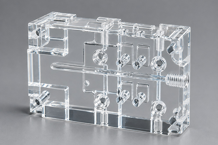 Piezas torneadas y fresadas de PMMA OEM y CNC