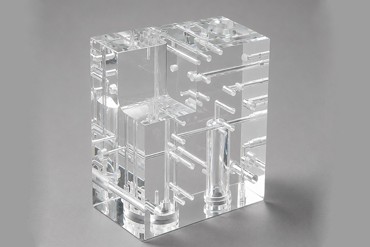 Piezas mecanizadas de precisión de PMMA CNC