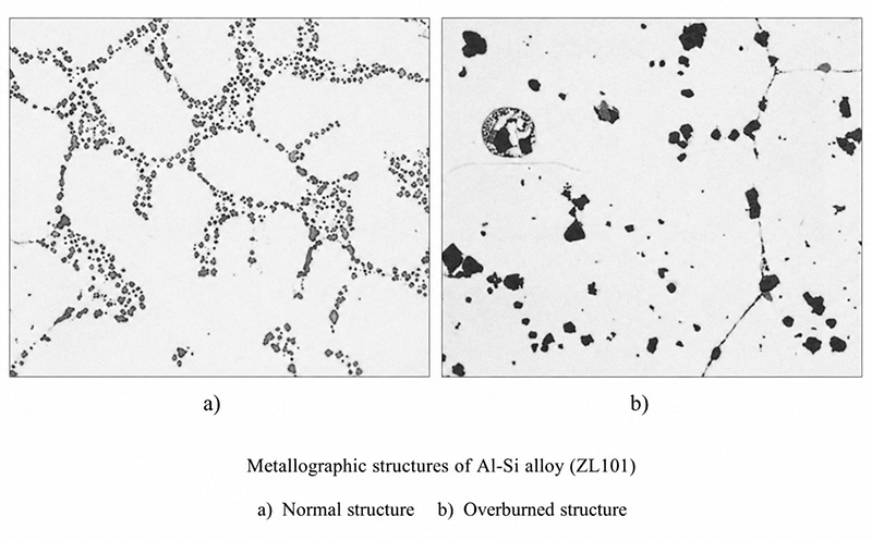 Металлографическое строение алюминиевого сплава ZL101