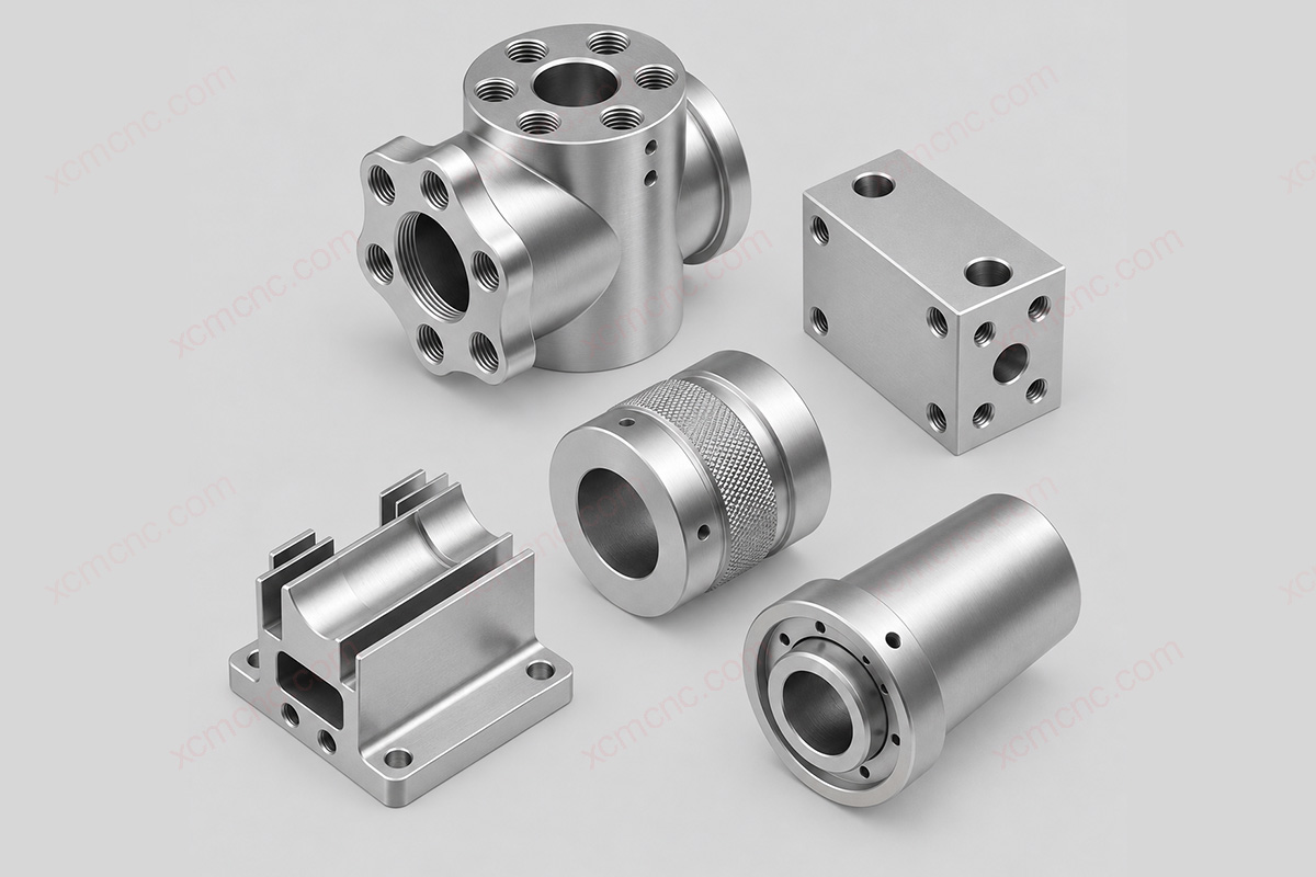 custom aluminum 5 axis machined parts