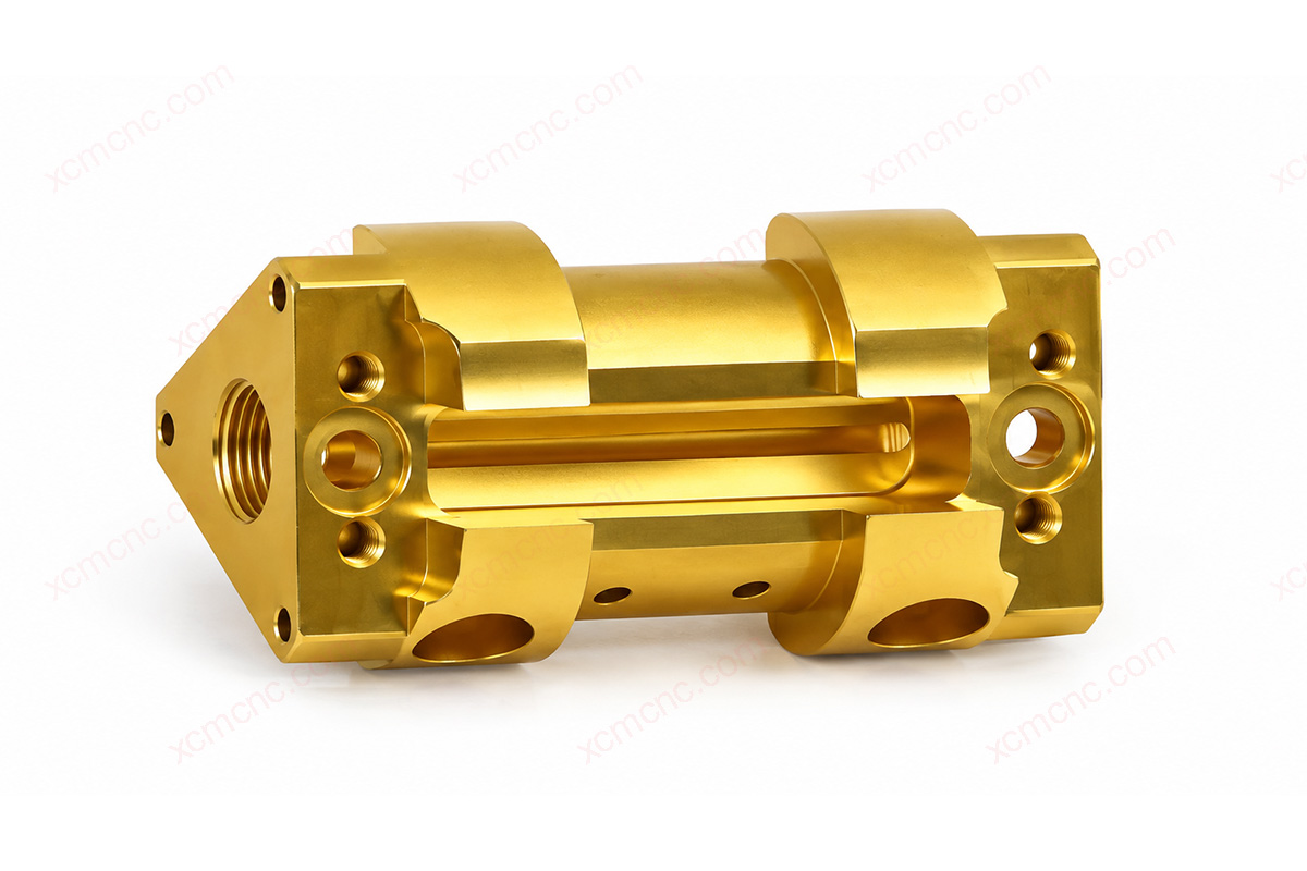 custom brass 5 axis machined parts