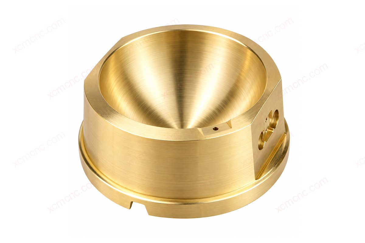 custom brass 5 axis machined parts