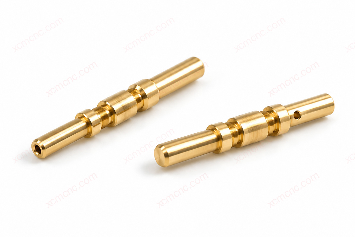 custom brass cnc turned parts